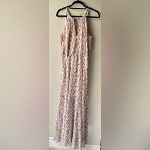 NWT Chevron Patterned Maxi Dress White House Black Market
